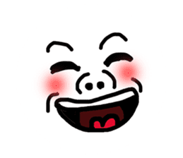 Funny Ugly Face sticker #6618961