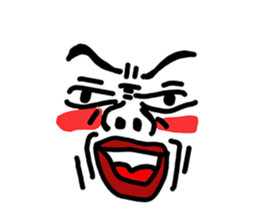 Funny Ugly Face sticker #6618964