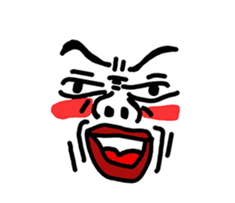 Funny Ugly Face sticker #6618964
