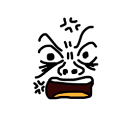 Funny Ugly Face sticker #6618965
