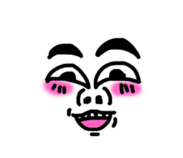 Funny Ugly Face sticker #6618966