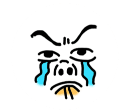 Funny Ugly Face sticker #6618969