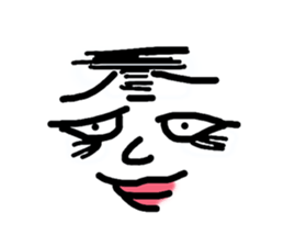 Funny Ugly Face sticker #6618972