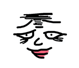 Funny Ugly Face sticker #6618972
