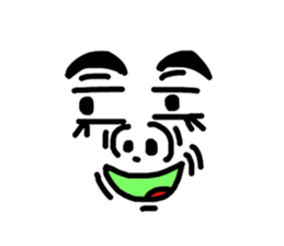 Funny Ugly Face sticker #6618973