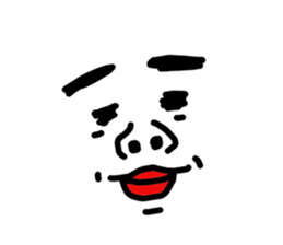 Funny Ugly Face sticker #6618974