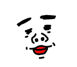 Funny Ugly Face sticker #6618974