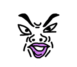 Funny Ugly Face sticker #6618978