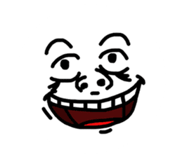 Funny Ugly Face sticker #6618981