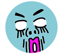 Funny Ugly Face sticker #6618983