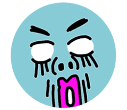 Funny Ugly Face sticker #6618983