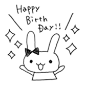 Cute Rabbit : ) sticker #6618984