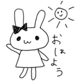Cute Rabbit : ) sticker #6618985