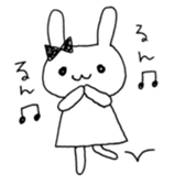 Cute Rabbit : ) sticker #6618987