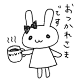 Cute Rabbit : ) sticker #6618996