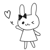 Cute Rabbit : ) sticker #6619011