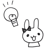Cute Rabbit : ) sticker #6619017