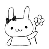 Cute Rabbit : ) sticker #6619020