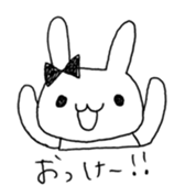 Cute Rabbit : ) sticker #6619021
