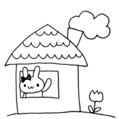 Cute Rabbit : ) sticker #6619023