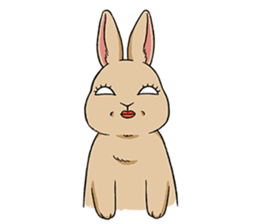 Rabbit with Mask2 sticker #6619207