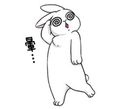 Rabbit with Mask2 sticker #6619210