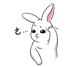 Rabbit with Mask2 sticker #6619215