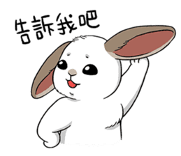 Rabbit with Mask2 sticker #6619220