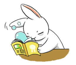 Rabbit with Mask2 sticker #6619221