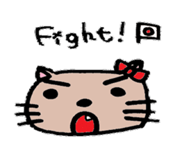 Cohabitation Cat Sticker sticker #6619648