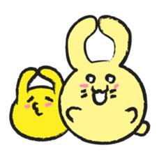 KINACO the Circle Rabbit sticker #6620392