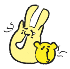 KINACO the Circle Rabbit sticker #6620396