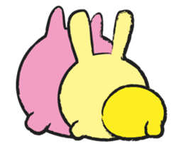 KINACO the Circle Rabbit sticker #6620422