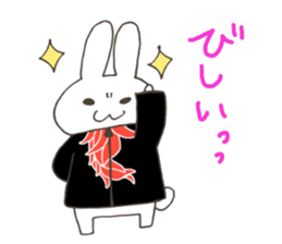Red pepper-rabbit sticker #6620424