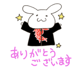 Red pepper-rabbit sticker #6620426