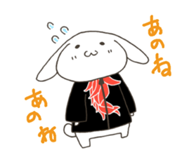 Red pepper-rabbit sticker #6620428