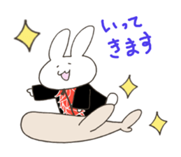 Red pepper-rabbit sticker #6620432