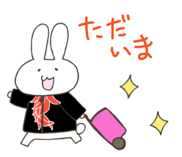 Red pepper-rabbit sticker #6620433