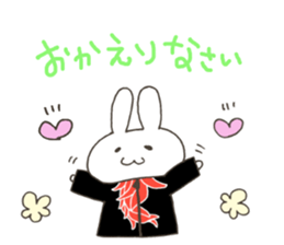 Red pepper-rabbit sticker #6620434