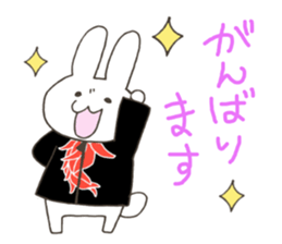 Red pepper-rabbit sticker #6620440