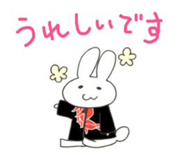 Red pepper-rabbit sticker #6620442
