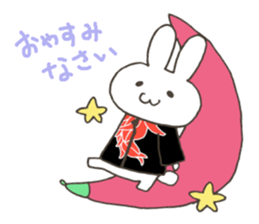 Red pepper-rabbit sticker #6620445