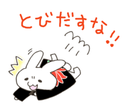 Red pepper-rabbit sticker #6620456