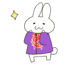 Red pepper-rabbit sticker #6620461