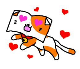 Book cat sticker #6620577