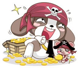 Tails of Pirate : Mango & Tango sticker #6620618