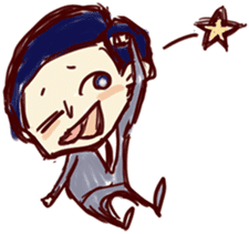 Apologizing Japanese man;Instead of you sticker #6620815