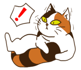 Mi-ke, the Calico Cat sticker #6621104