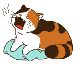 Mi-ke, the Calico Cat sticker #6621106