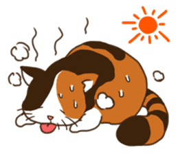 Mi-ke, the Calico Cat sticker #6621109
